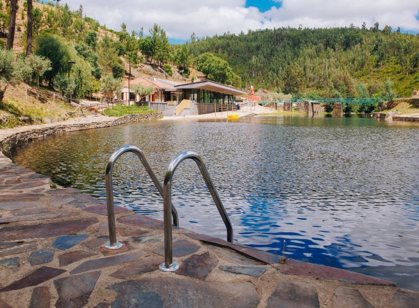 Praia Fluvial Do Troviscal , Portugal